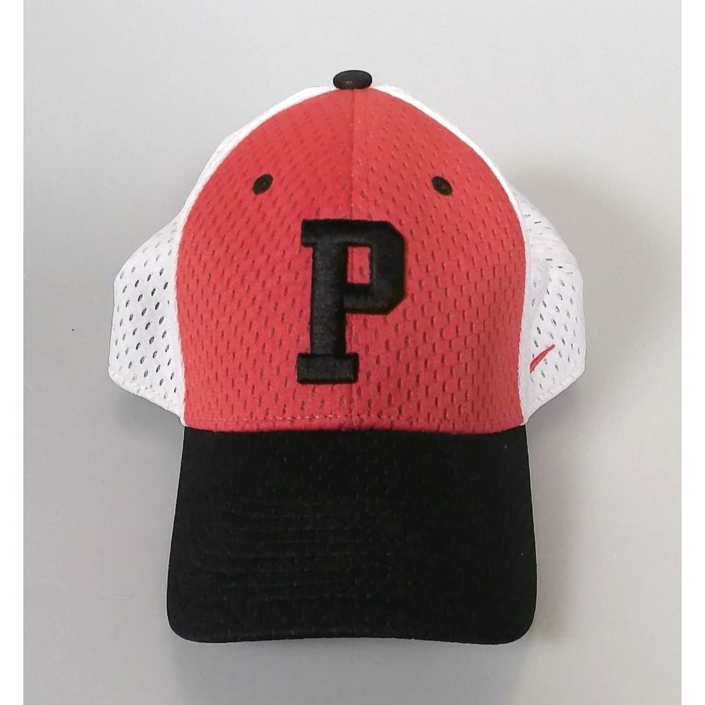 Princeton Tigers Nike Team Fitted Hat 7 1/8 Orange White Black Mesh Cap